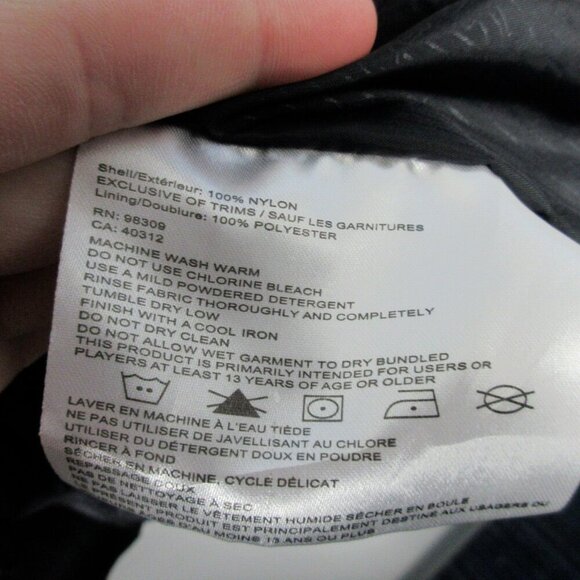 Bonfire Snowboarding Co Hooded Jacket Men's XL Black Nylon Ski Winter Coat 1174 - Picture 5 of 16